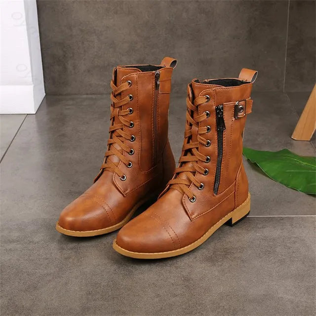 Gina | Non-slip Leather Boots