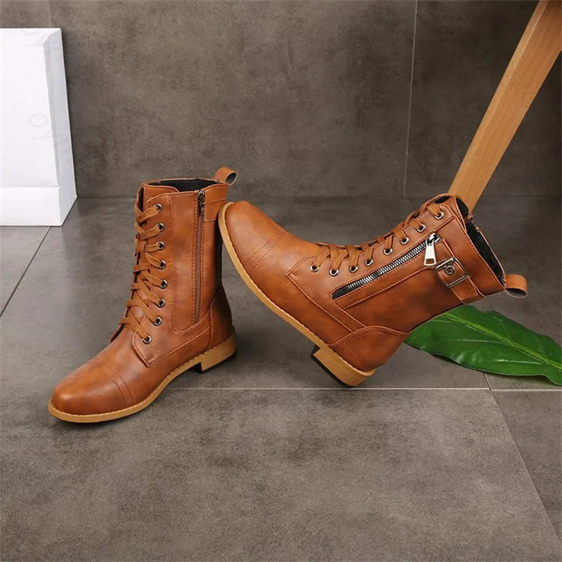 Gina | Non-slip Leather Boots