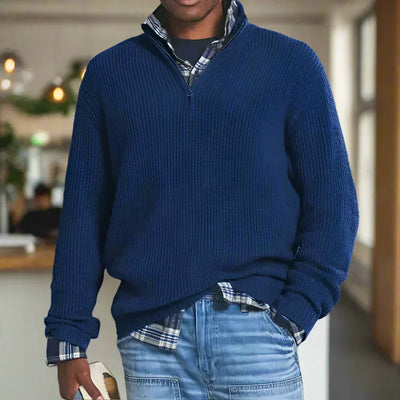 Grayson | Knitted Half-Zip Sweater