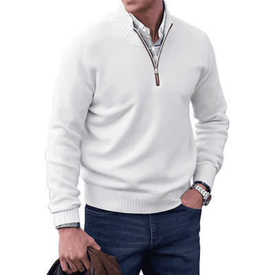 Irvin | Ribbed Zip Sweater