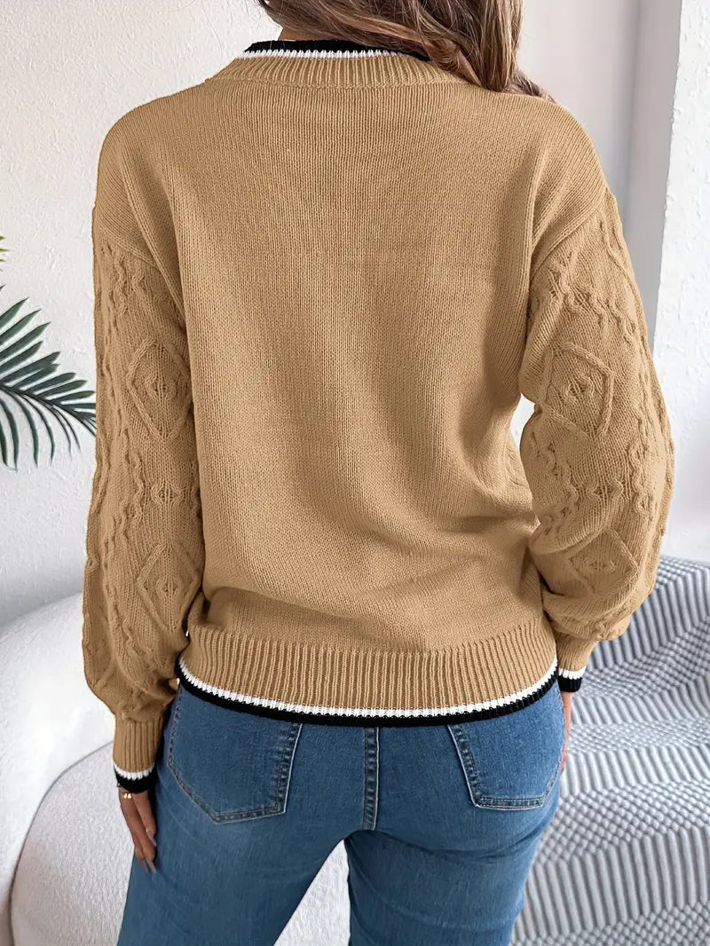 Verity | Elegant Striped Jumper