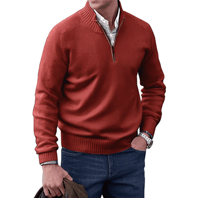 Irvin | Ribbed Zip Sweater