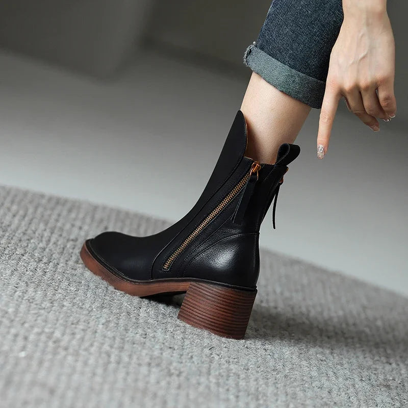 Elisa | Leather Boots