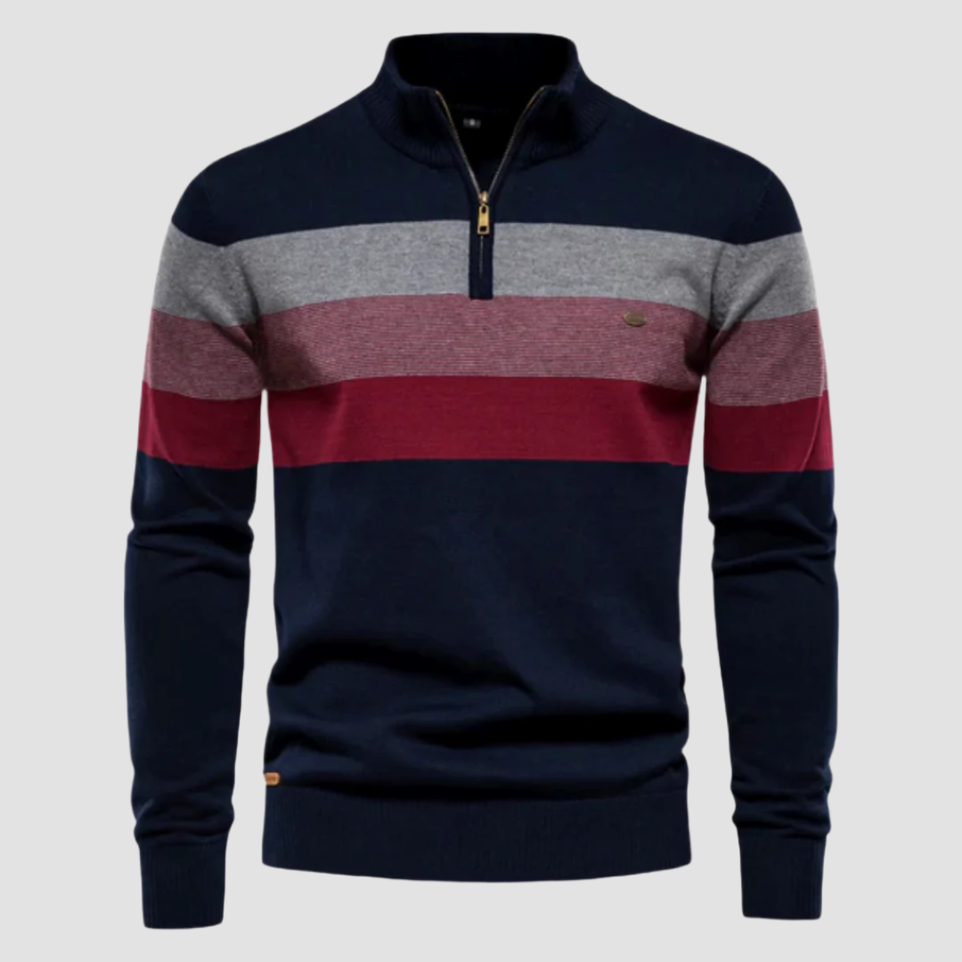 Nicolas | Quarter-Zip Retro Pullover