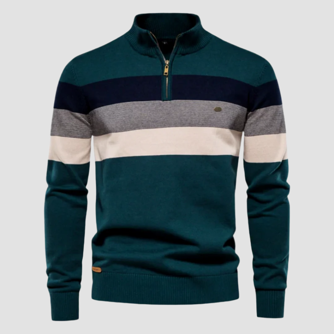 Nicolas | Quarter-Zip Retro Pullover