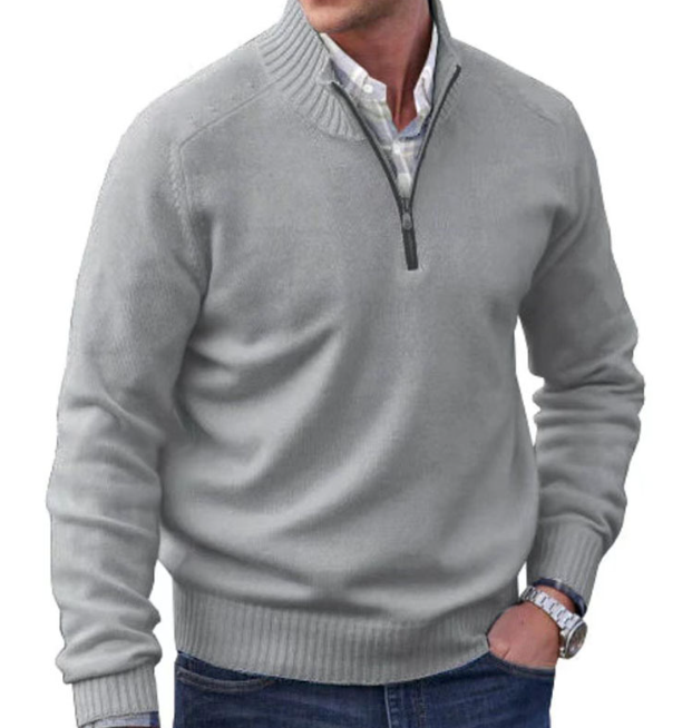 Irvin | Ribbed Zip Sweater