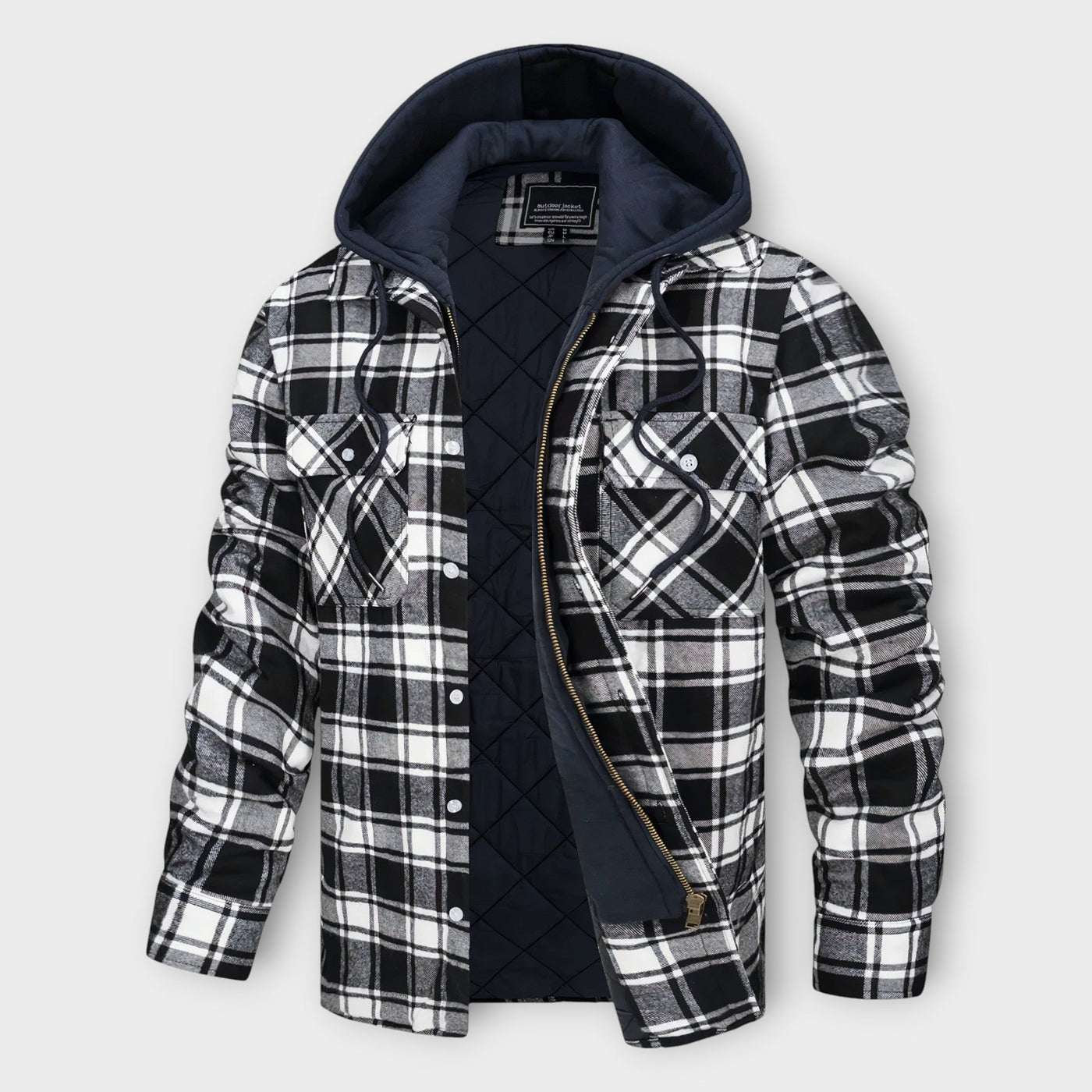 Mason | Men’s Insulated Hooded Flannel Jacket