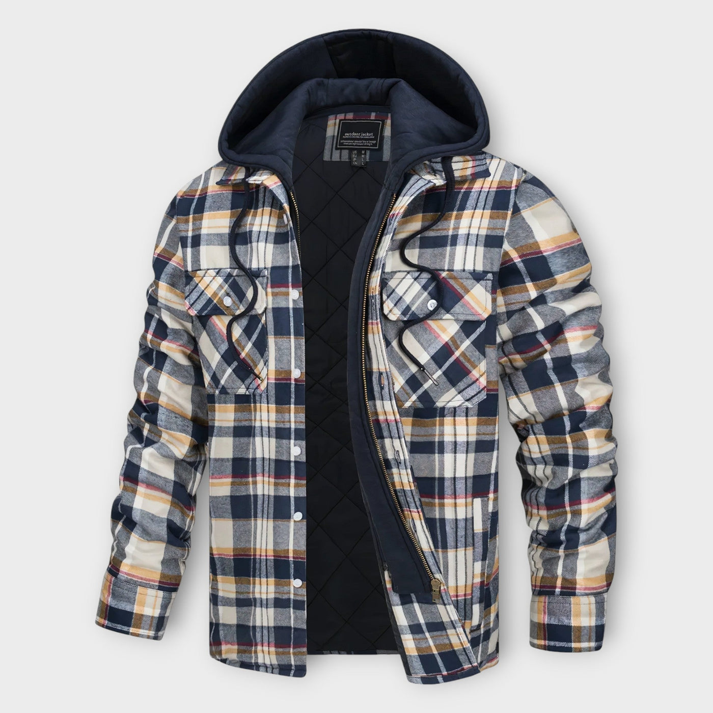 Mason | Men’s Insulated Hooded Flannel Jacket