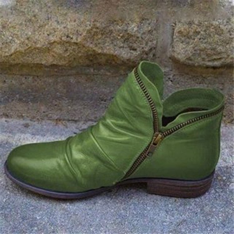 Kerstin | Orthopaedic leather boots with zip closure