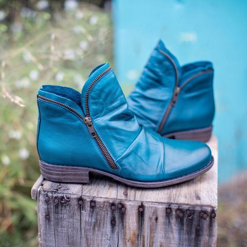 Kerstin | Orthopaedic leather boots with zip closure